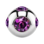 Amethyst Tiffany Jewelled Ball