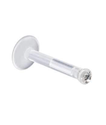 BioFlex Internal Labret With Jewelled Disc