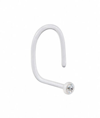BioFlex Jewelled Curved Nose Stud