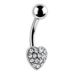 Fashion Banana-Jewelled Heart