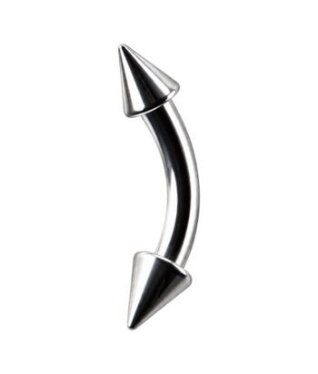 Eyebrow – Micro Banana – Cone Ends – 316L Surgical Steel