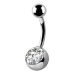 Glitterline Belly Ring – Iridescent Shine