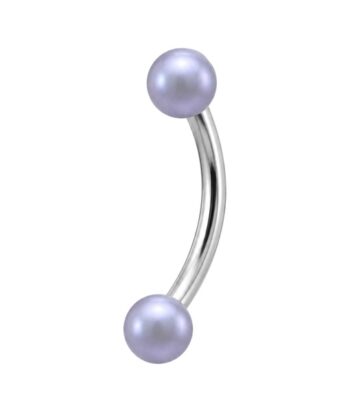Micro Banana – Lavender Synthetic Pearl Ends