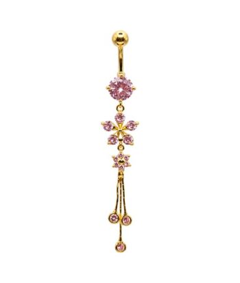 Fashion Banana – Jewelled Flower/Dangle