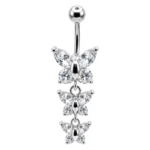Fashion Banana-Jewelled Butterfly