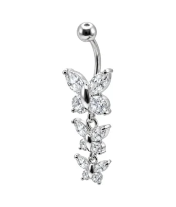Fashion Banana-Jewelled Butterfly