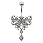 Fashion Banana-Jewelled Heart/Charm