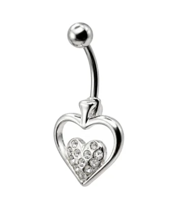 Fashion Jewelled Heart Banana