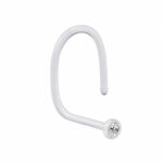 BioFlex Jewelled Curved Nose Stud