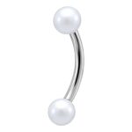 Micro Banana – White Synthetic Pearl Ends
